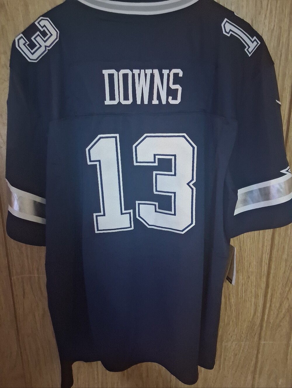 Mystery Sports Card With Caleb Downs Dalls Cowboys XL Fuse Throwback Jersey